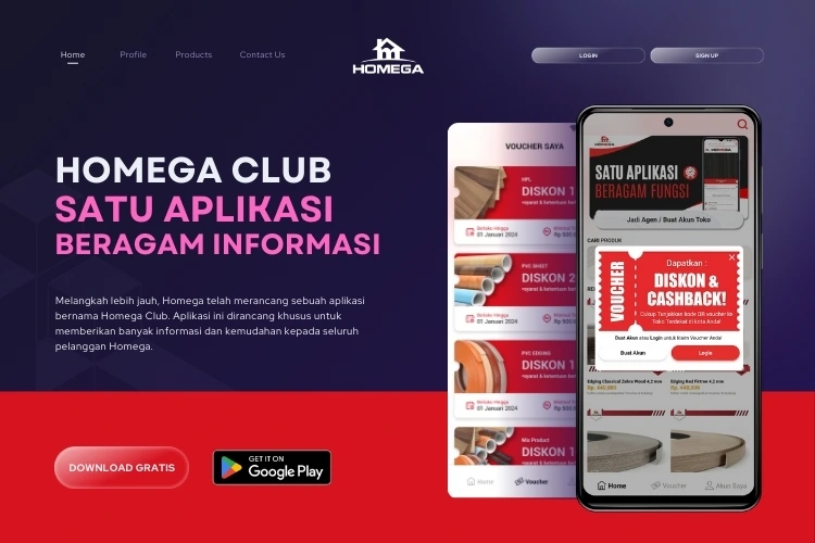 Aplikasi Homega CLub