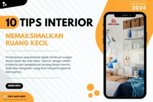 10 Tips Interior Ruang Kecil yang Memaksimalkan Penyimpanan - Homega